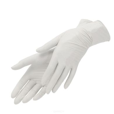 Перчатки нитриловые неопудренные Medicom White 100 шт L